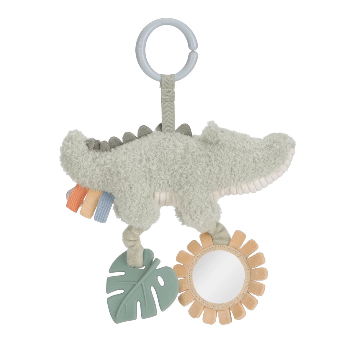 Little Dutch activiteitenhanger Safari Friends krokodil in het groen, De Gele Flamingo.