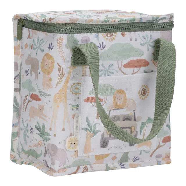 Little Dutch koeltas met Safari Friends print, lunchtasje voor school bij De Gele Flamingo.