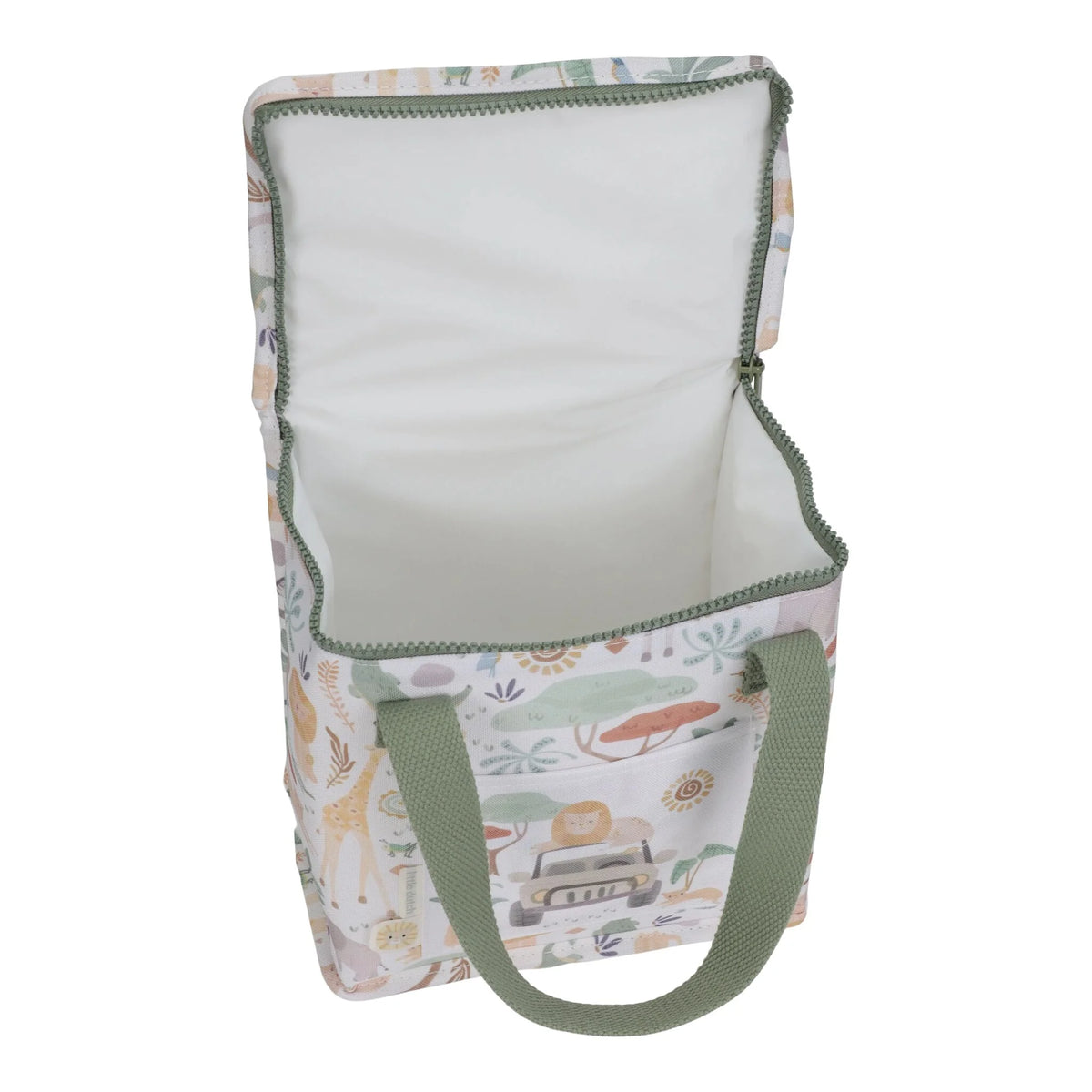 Little Dutch koeltas met Safari Friends print, lunchtasje voor school bij De Gele Flamingo.