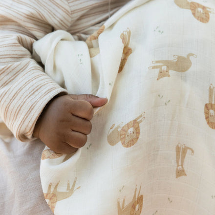Little Dutch Swaddle Hydrofiele Doek Safari Leo, tweede productfoto van de hydrofiele doek