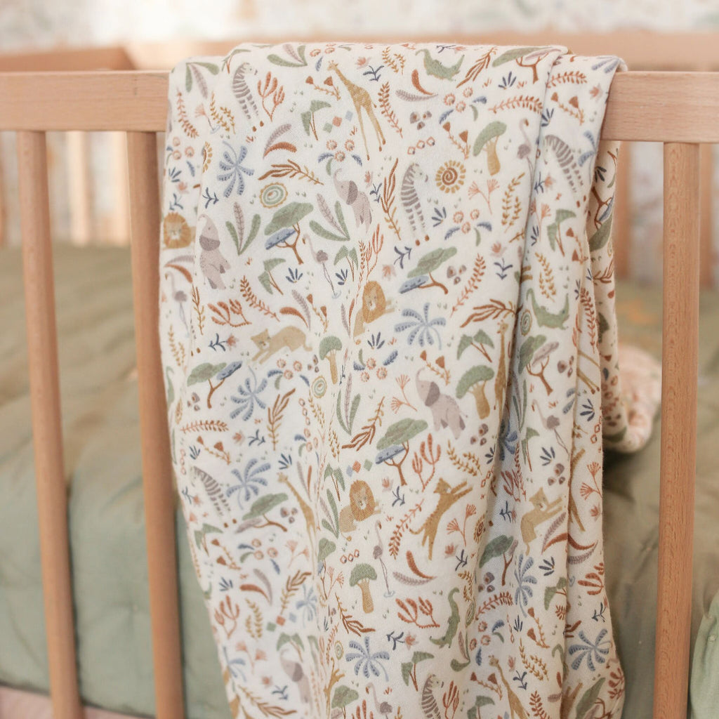 Little Dutch Swaddle Hydrofiele Doek Safari Wonders, tweede productfoto van de hydrofiele doek