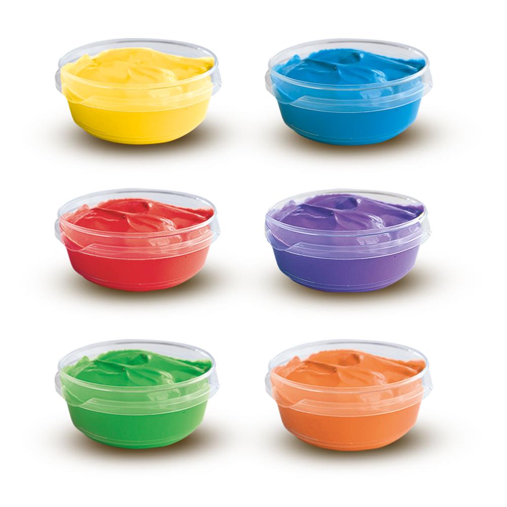 SES Creative Vingerverf 6 Kleuren X 45Ml