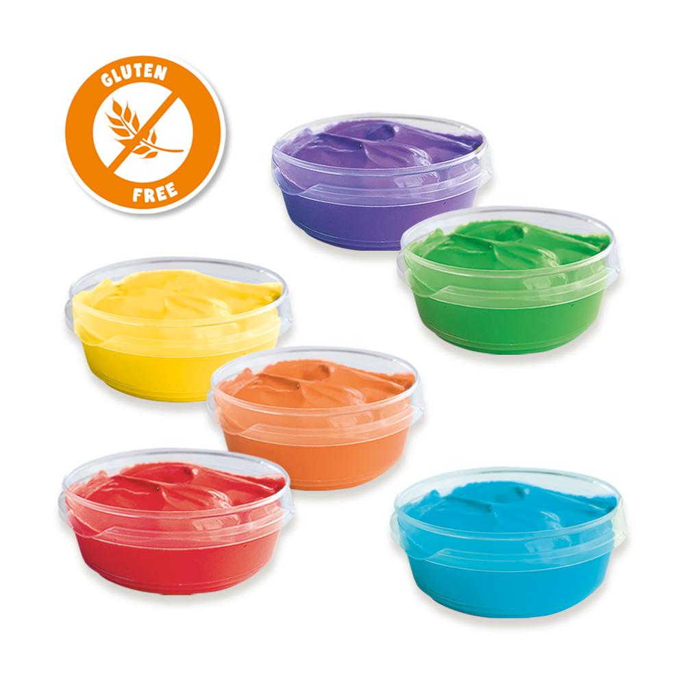 SES Creative Vingerverf 6 Kleuren X 45Ml