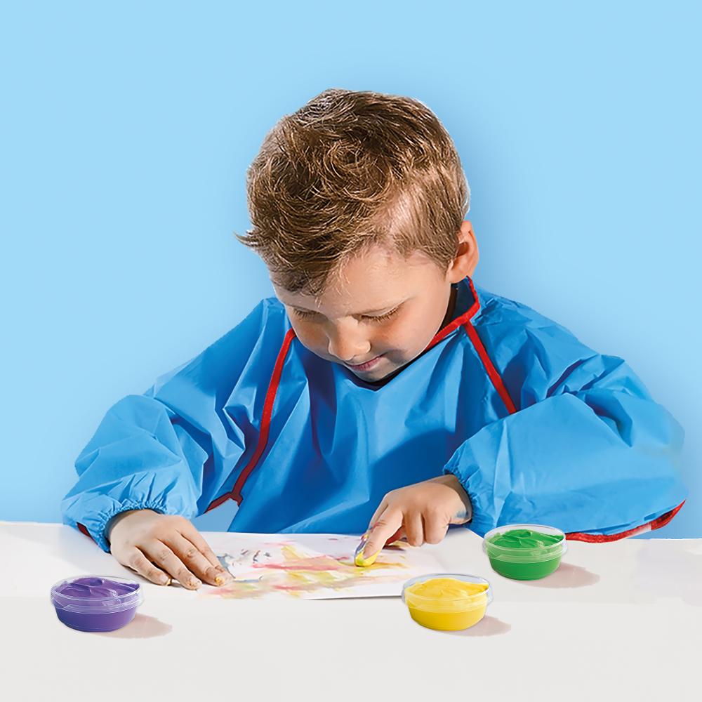 SES Creative Vingerverf 6 Kleuren X 45Ml