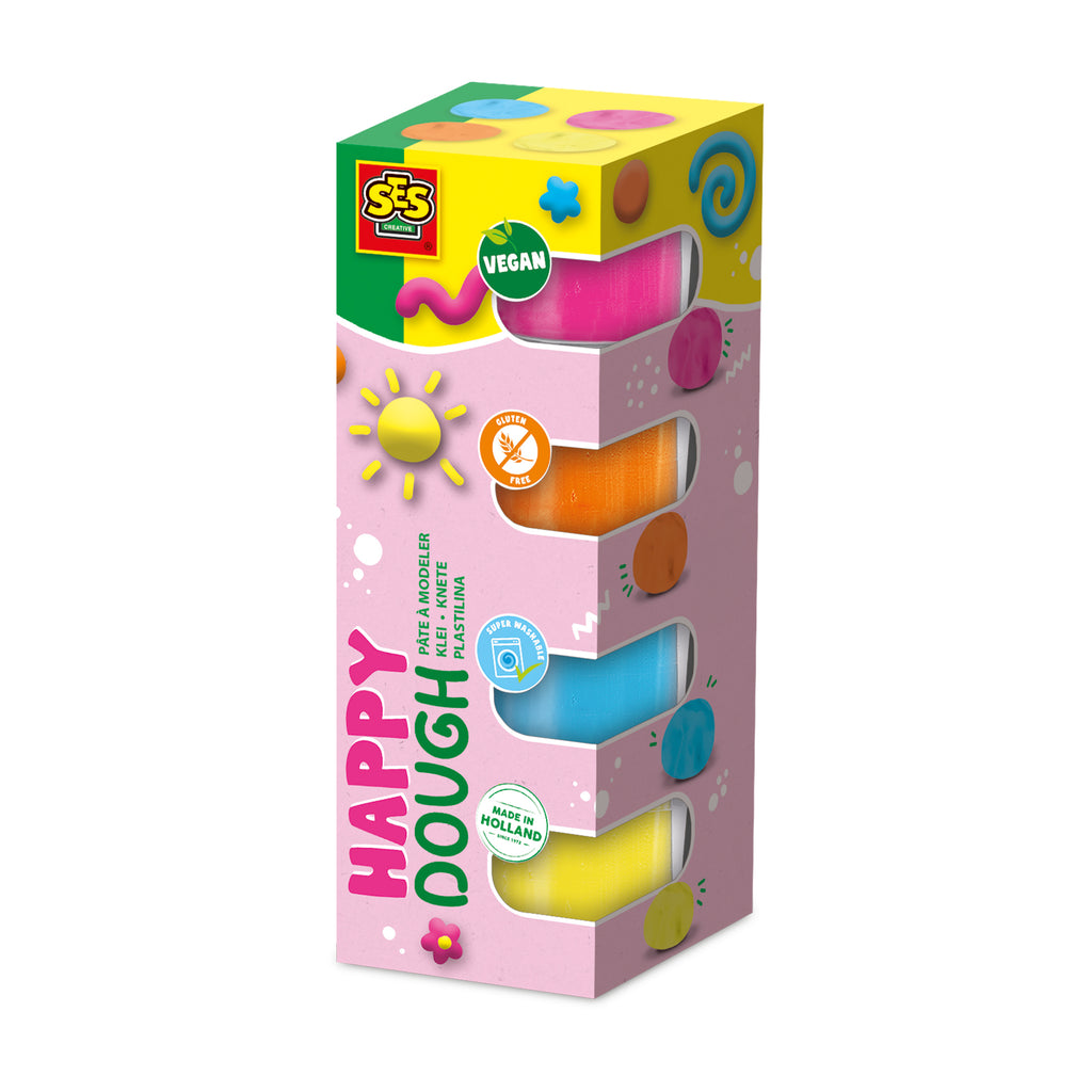 SES Creative Feel Good Klei | Happy (4X90Gr)