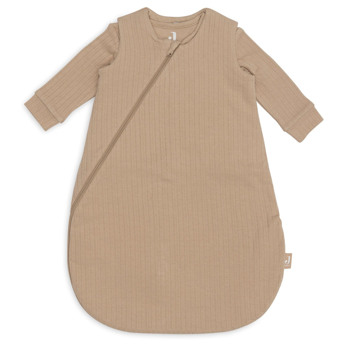 * Jollein Newborn Slaapzak 4 Seizoenen 60cm I Ajour Biscuit