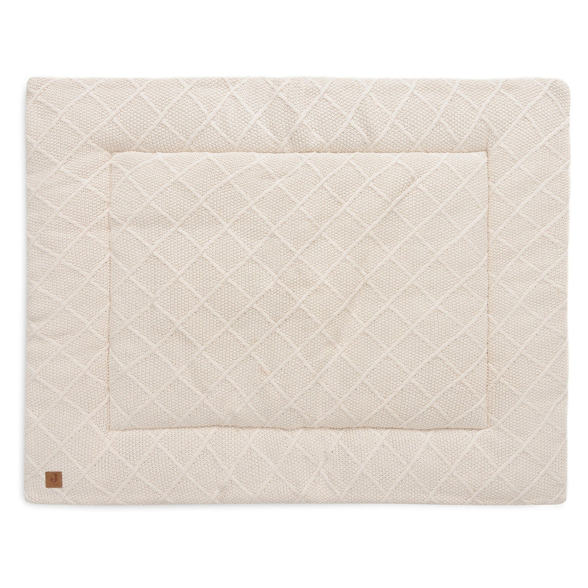 Jollein Boxkleed 75x95cm Check Knit Oatmeal