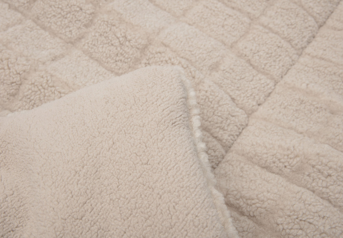 * Jollein Boxkleed 75x95cm Box Teddy | Warm Sand