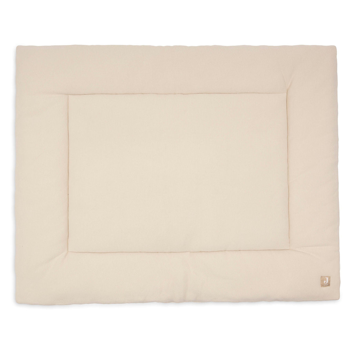 Jollein boxkleed 75x95 cm in Little Waffle Warm Sand en Sand, te koop bij De Gele Flamingo.