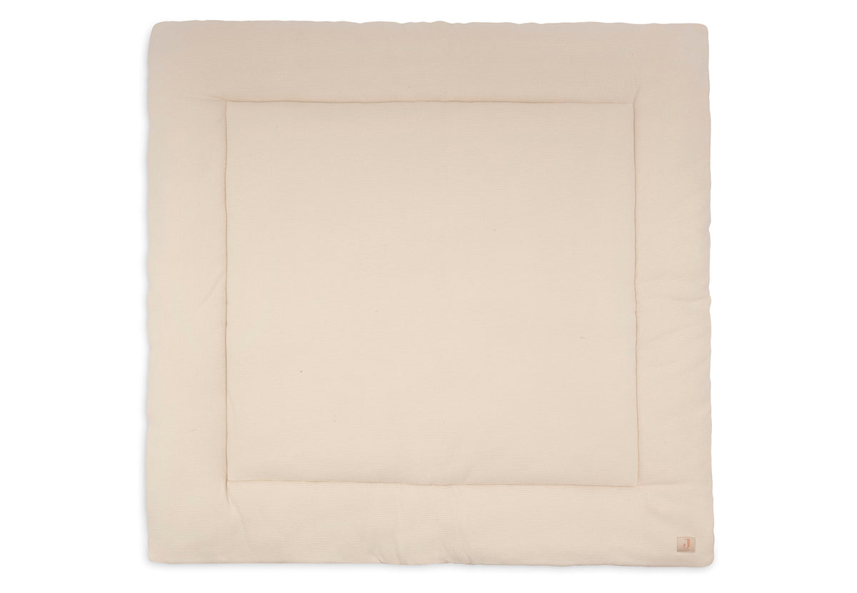 Jollein boxkleed 75x95 cm in Little Waffle Light Terra en Sand, verkrijgbaar bij De Gele Flamingo.