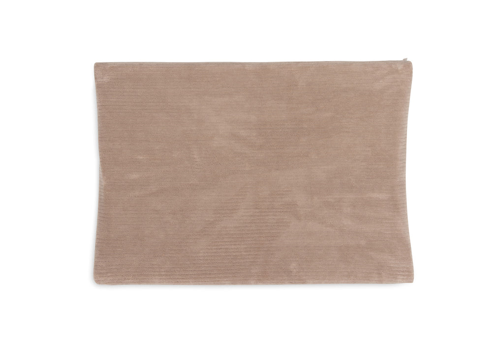 * Jollein Aankleedkussenhoes 50x70cm Cloudy Rib | Milky Coffee