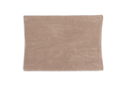 * Jollein Aankleedkussenhoes 50x70cm Cloudy Rib | Milky Coffee