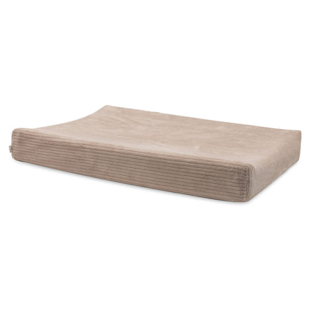 * Jollein Aankleedkussenhoes 50x70cm Cloudy Rib | Milky Coffee
