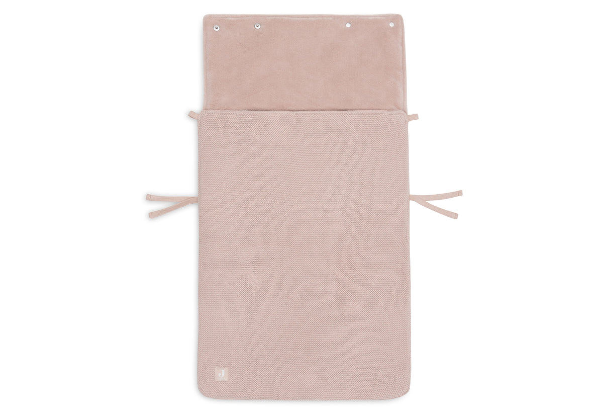 Jollein Voetenzak Groep 0+ 3/5 Punts Gordel Basic Knit | Wild Rose