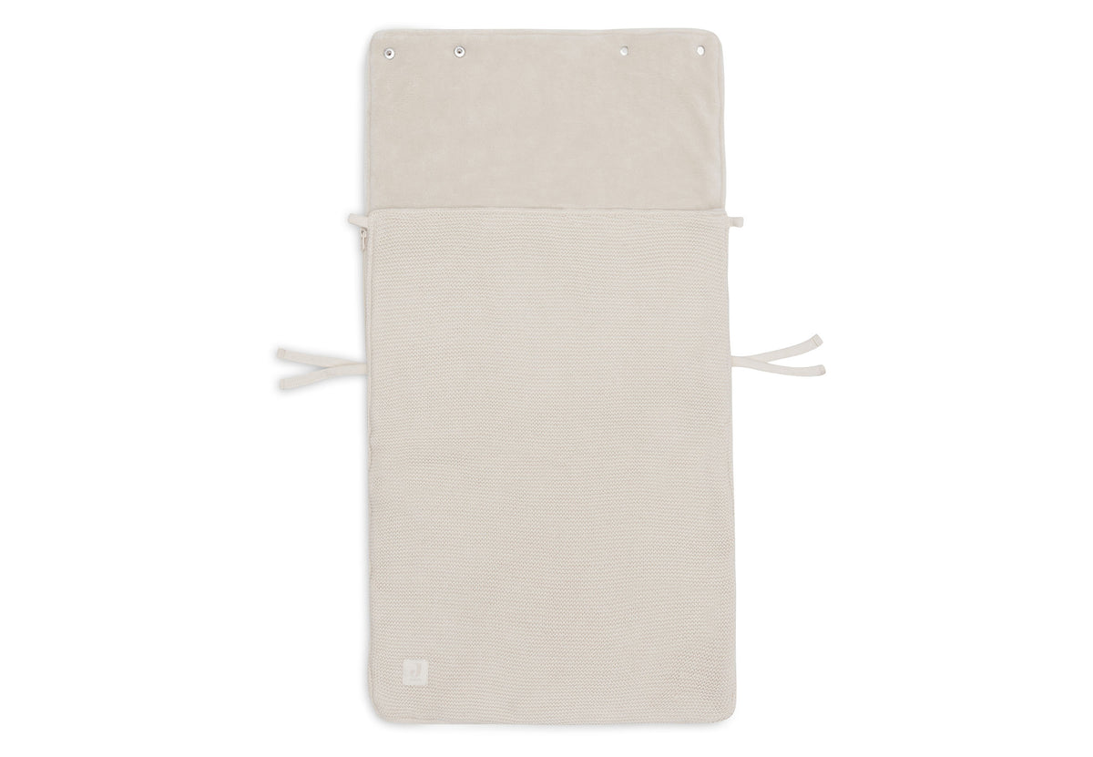 Jollein Voetenzak Groep 0+ 3/5 Punts Gordel Basic Knit | Oatmeal