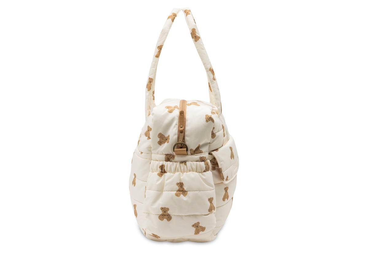 Jollein luiertas Mini Teddy Bear als ruime shopper, verkrijgbaar bij De Gele Flamingo.