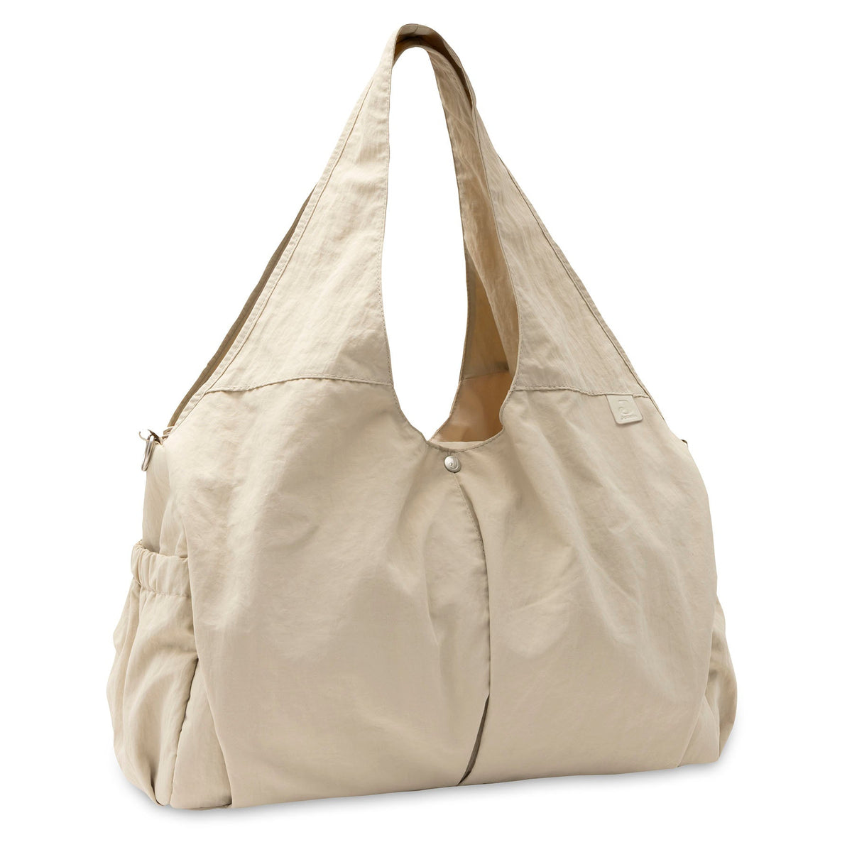 Jollein luiertas Urban in warm sand als ruime shopper, verkrijgbaar bij De Gele Flamingo.