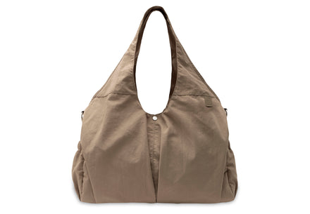 De Gele Flamingo toont de Jollein shopper Urban earthy met vakje voor kleine spulletjes.
