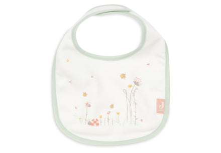 Waterproof slabbetjes Pretty Picnic van Jollein met klittenbandsluiting, bij De Gele Flamingo.