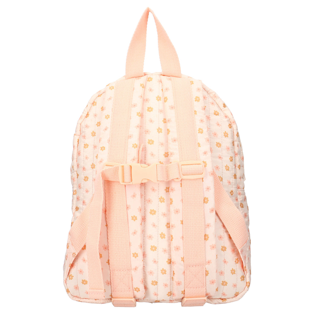 Kidzroom rugzak Magical Meadows Pink, achterzijde met schouderbanden