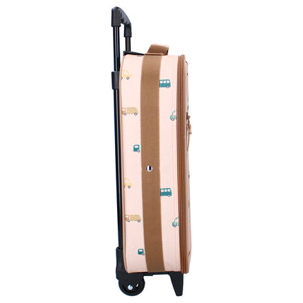Kidzroom trolley Sweet Cuddles zijaanzicht met wielen