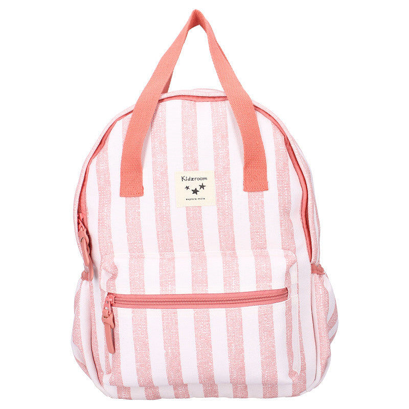 Kidzroom rugzak Stripe Frenzy Pink, vooraanzicht
