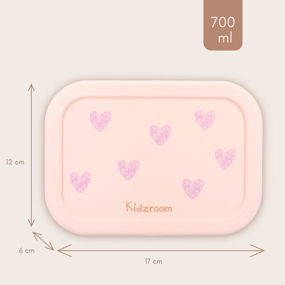 Kidzroom brooddoos met verdeelvakje Magical Meadows vooraanzicht