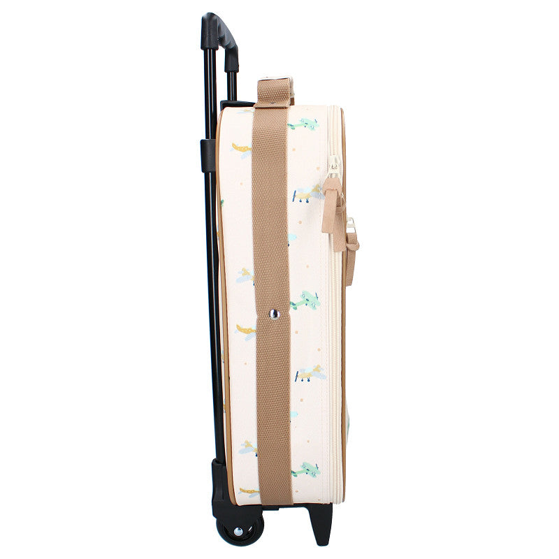 Kidzroom trolley Small Talk zijaanzicht met wielen