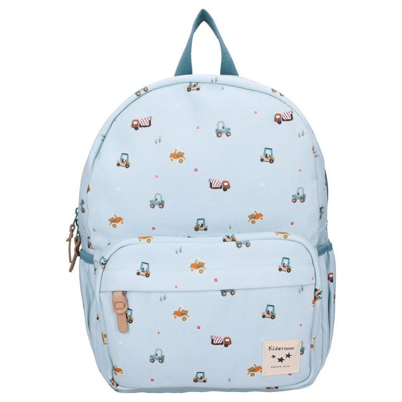 Kidzroom rugzak Little Story Blauw vooraanzicht