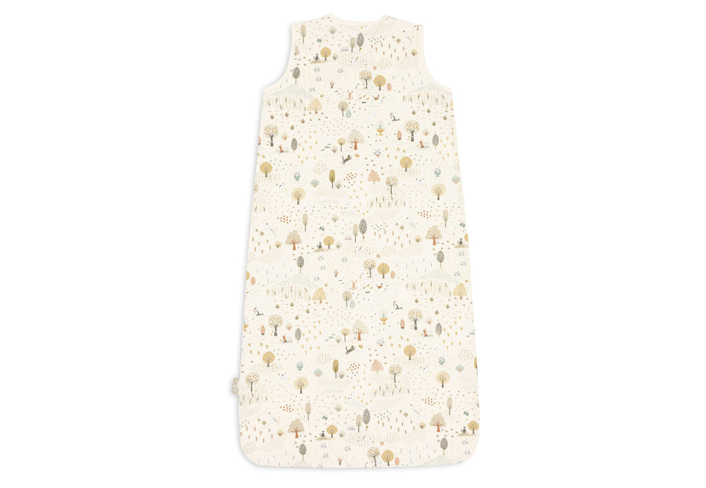 Jollein Slaapzak Jersey 70cm Tiny Park met TOG-waarde 0.5 voor warmere nachten, De Gele Flamingo