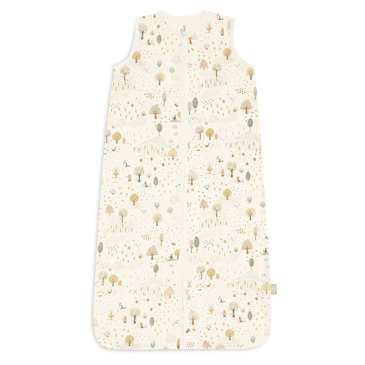 Jollein Slaapzak Jersey 70cm Tiny Park, zachte jersey stof, babyslaapzak bij De Gele Flamingo