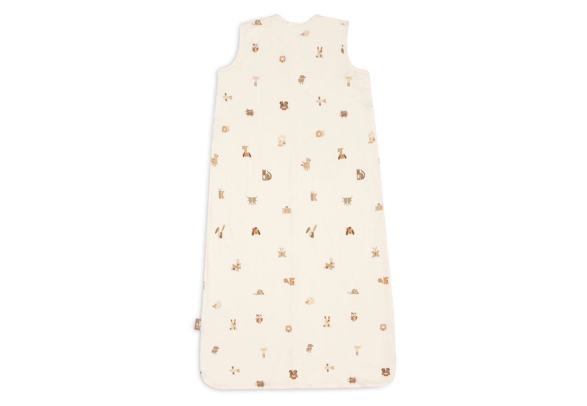Jollein Slaapzak Jersey 90cm Animal Friends in zachte jersey, maat 90 cm bij De Gele Flamingo
