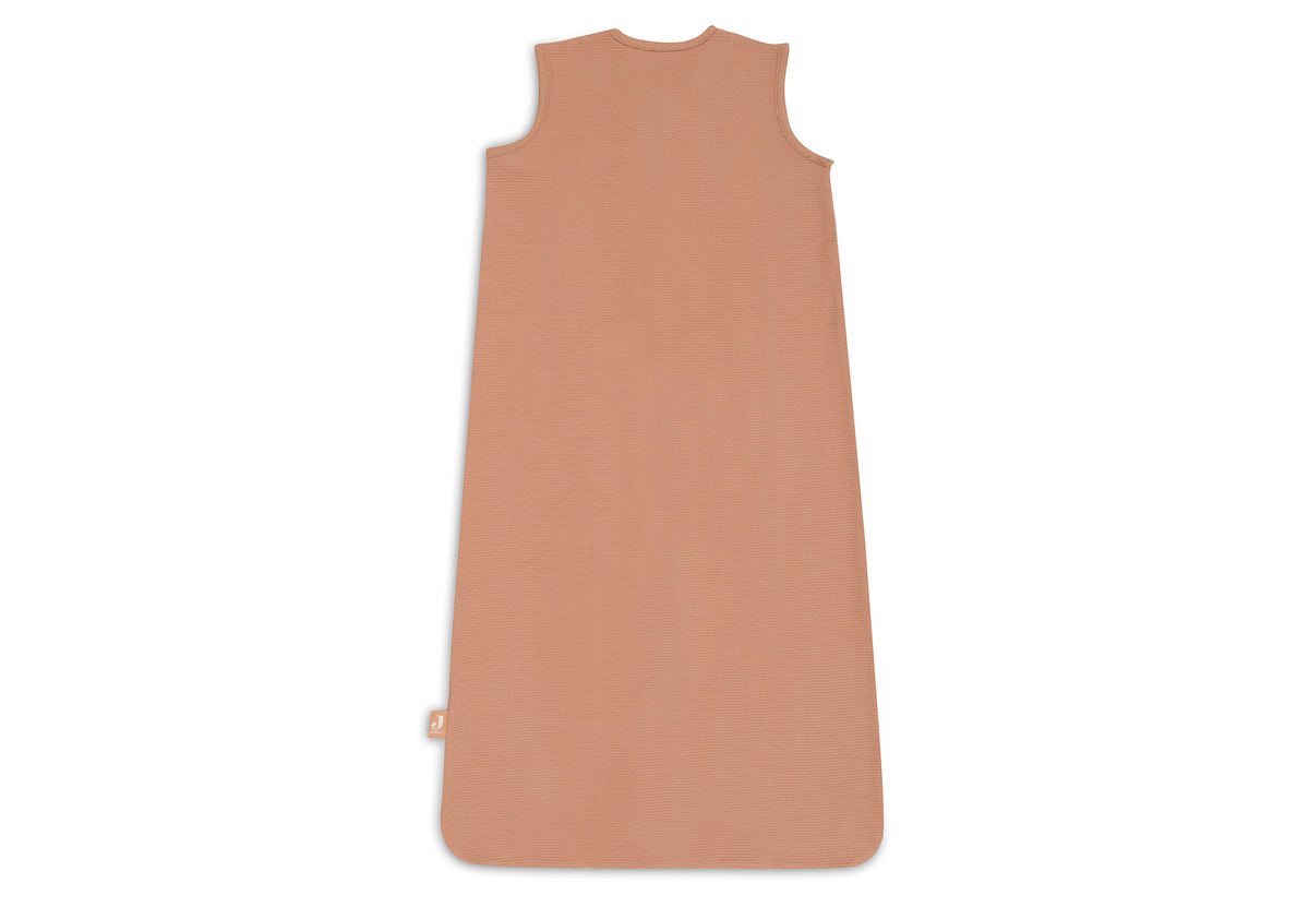 Jollein Slaapzak Jersey 90cm Little Waffle Light Terra van soepele jersey, De Gele Flamingo