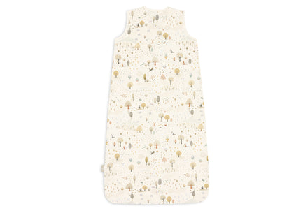 Jollein Slaapzak Jersey Tiny Park 110cm met TOG-waarde 0.5 voor warmere nachten, De Gele Flamingo