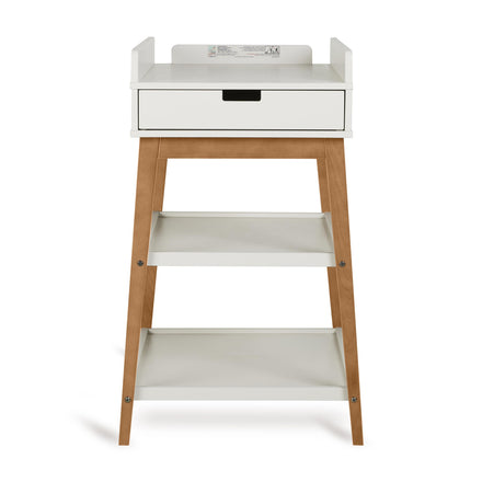 Quax Verzorgingstafel Hip + Lade I Clay & Walnut
