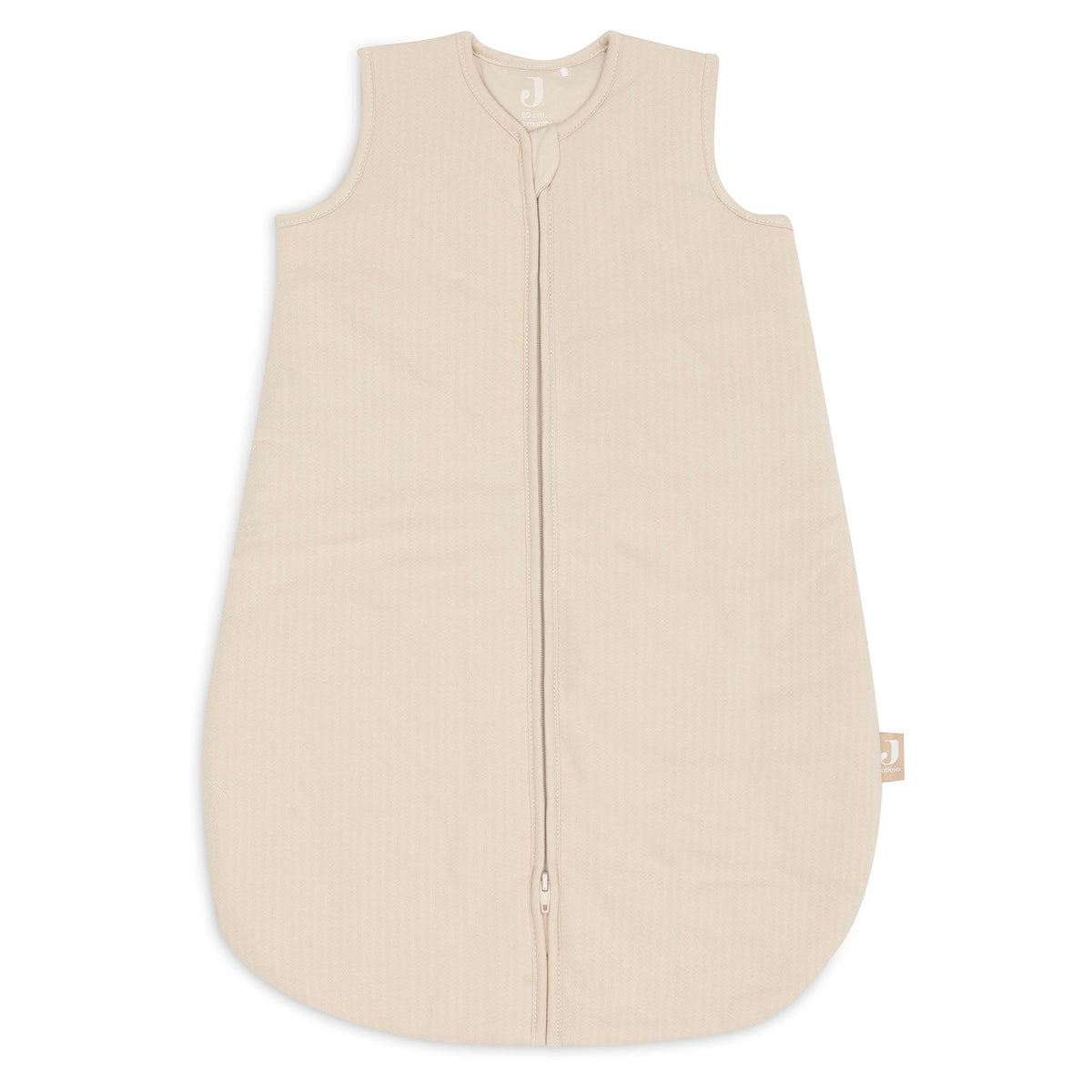 Jollein Slaapzak Newborn Jersey 60cm Soft Twine With Padding Sand, bij De Gele Flamingo.