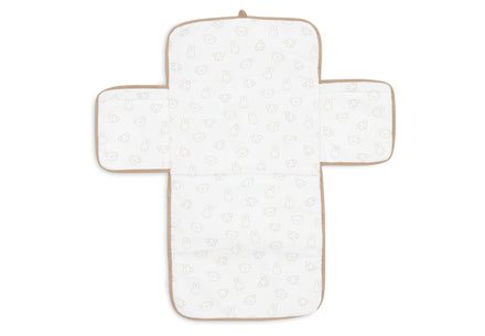 Jollein Verschoningsmat Met Opbergvak Miffy Jacquard Teddy | Biscuit
