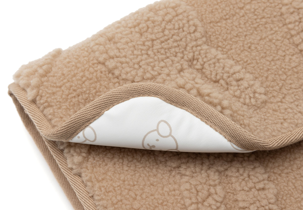 Jollein Verschoningsmat Met Opbergvak Miffy Jacquard Teddy | Biscuit