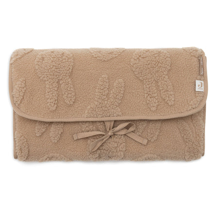 Jollein Verschoningsmat Met Opbergvak Miffy Jacquard Teddy | Biscuit