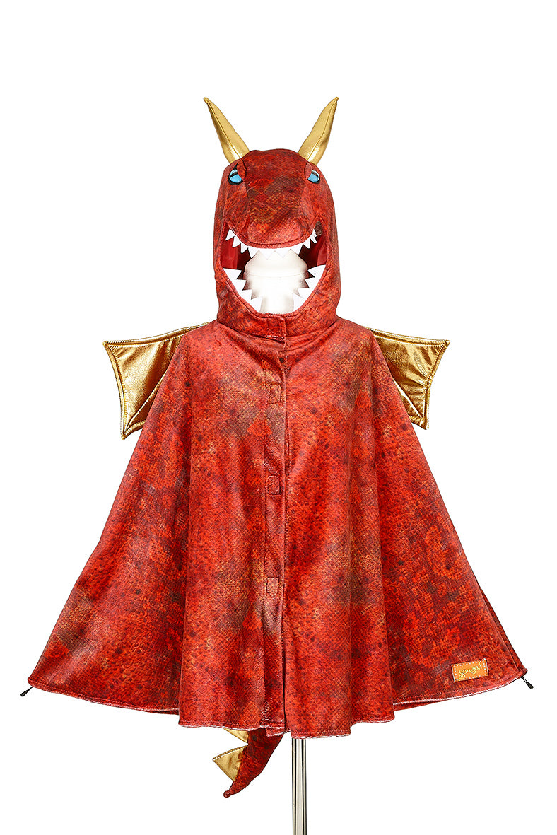 Souza Red dragon cape voor kinderen van 4-7 jaar