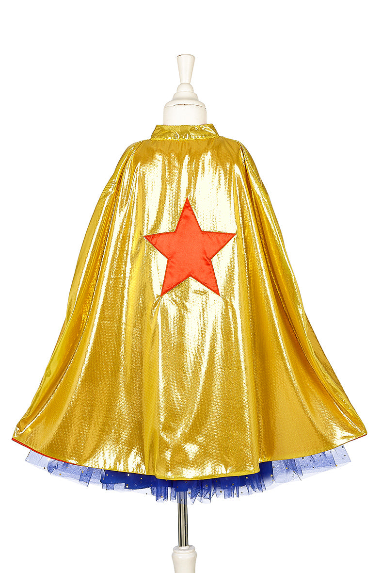 Meisje verkleed als superheld in Souza Super Hero kostuum