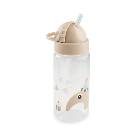 Done By Deer drinkfles met rietje Celebration Sand detail verborgen rietje