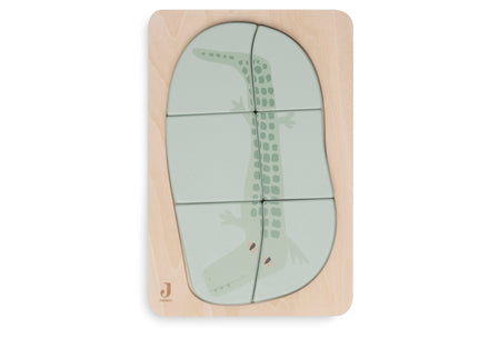 * Jollein Houten Puzzel Croco