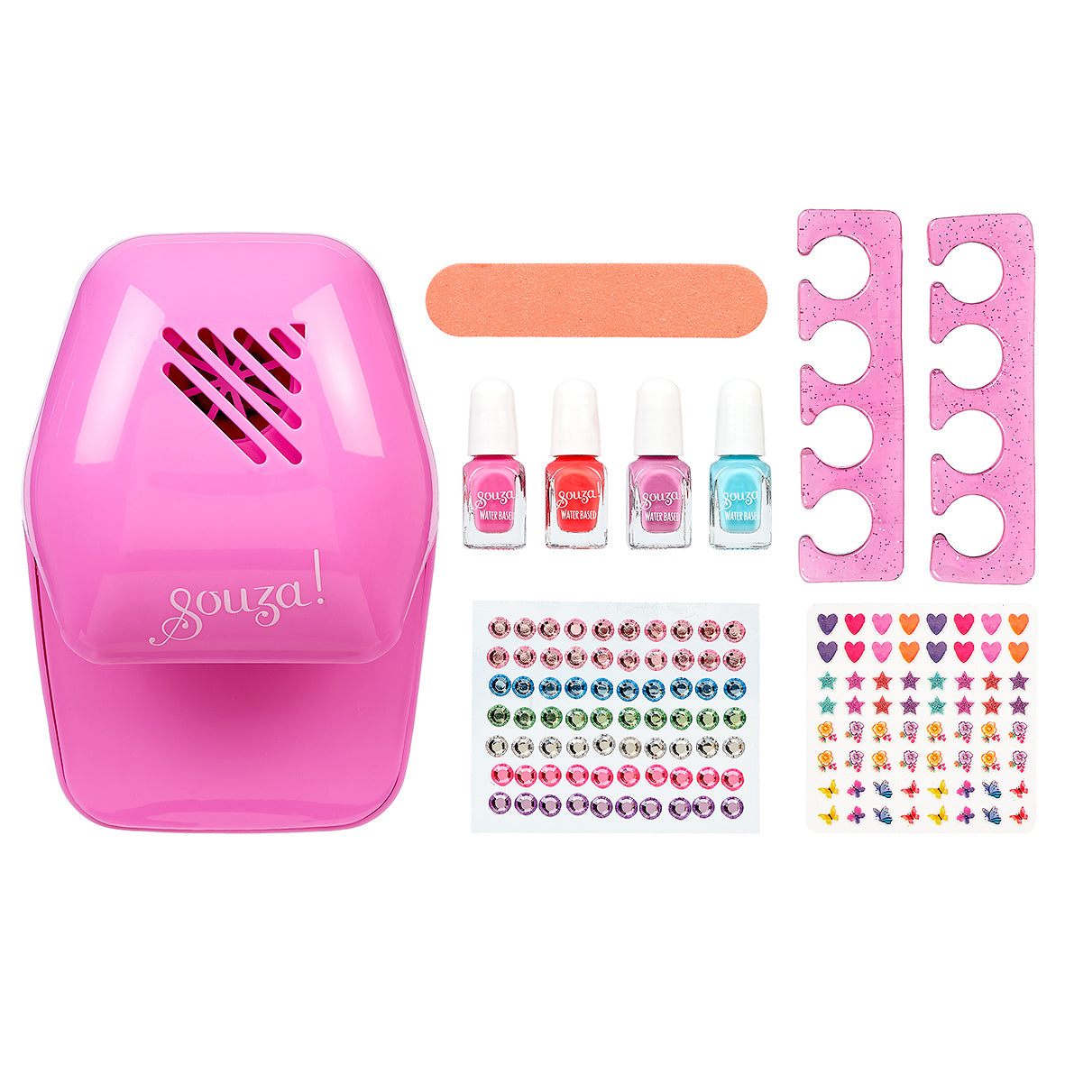 Souza Nageldroger en nagellak set kinder nagelsalon