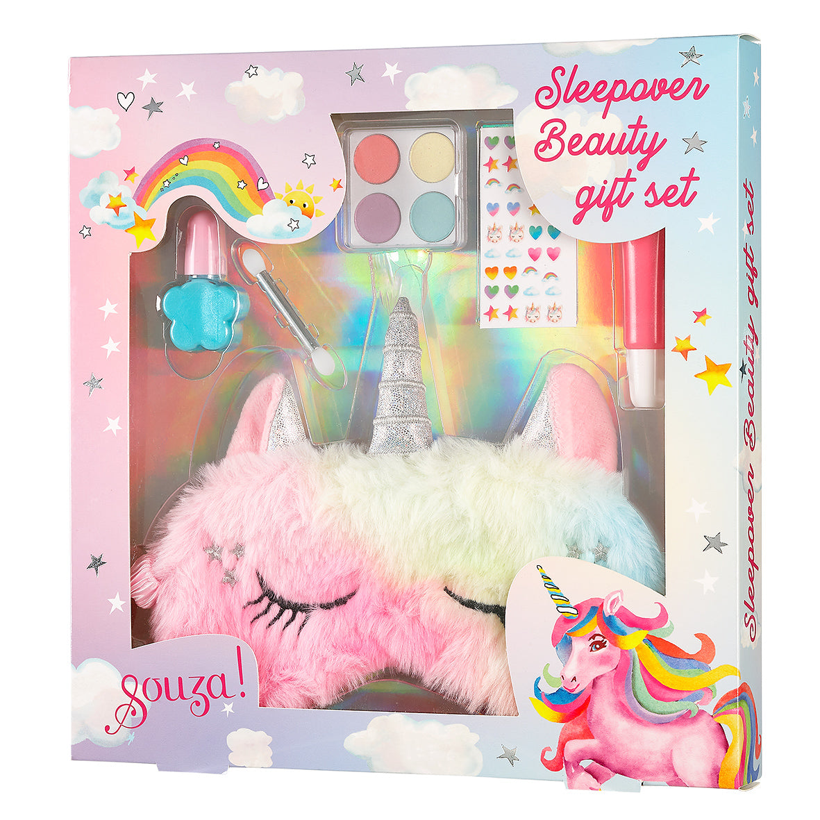 Souza Eenhoorn Make Up en Slaapmasker Set voor kinderen