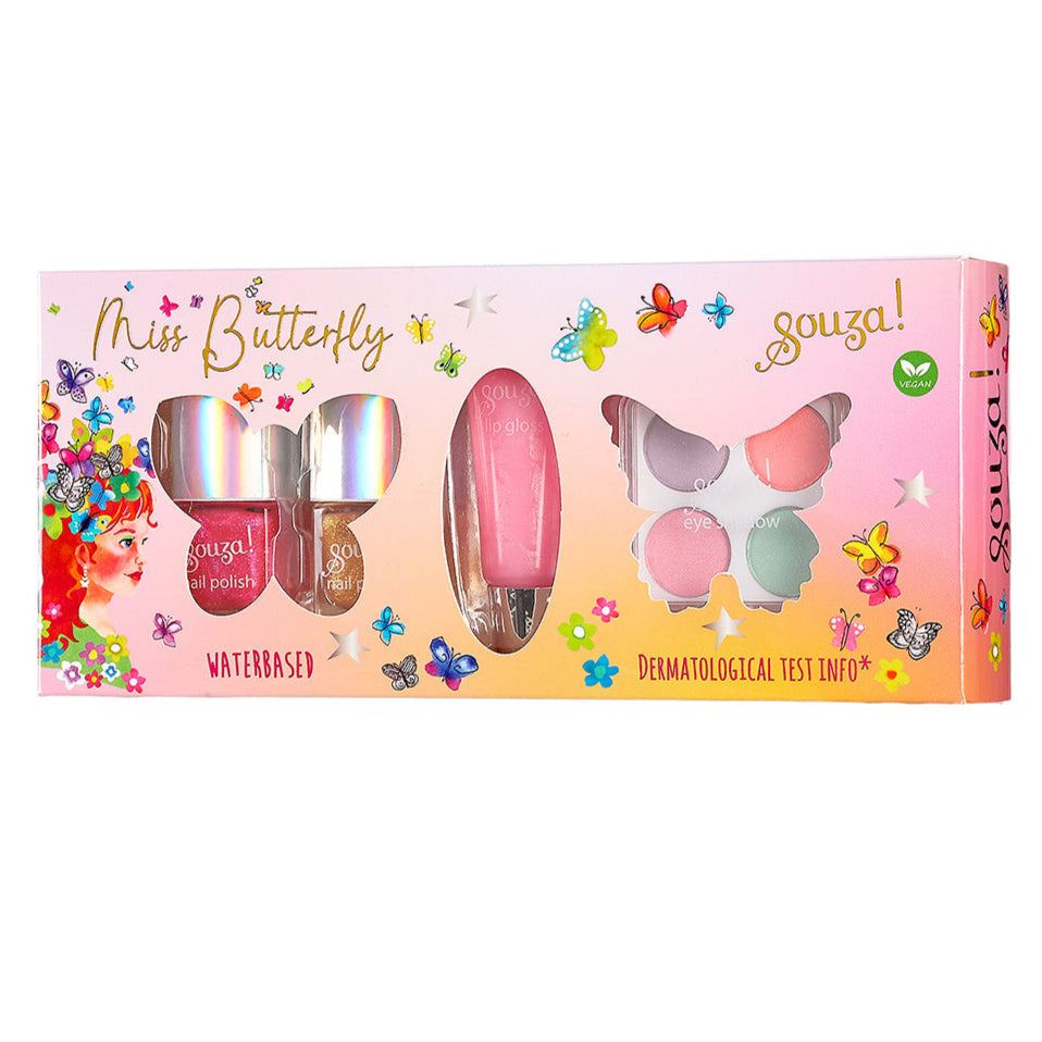 Souza Make Up Set Vlinder, kindermake-up met vlinder-thema