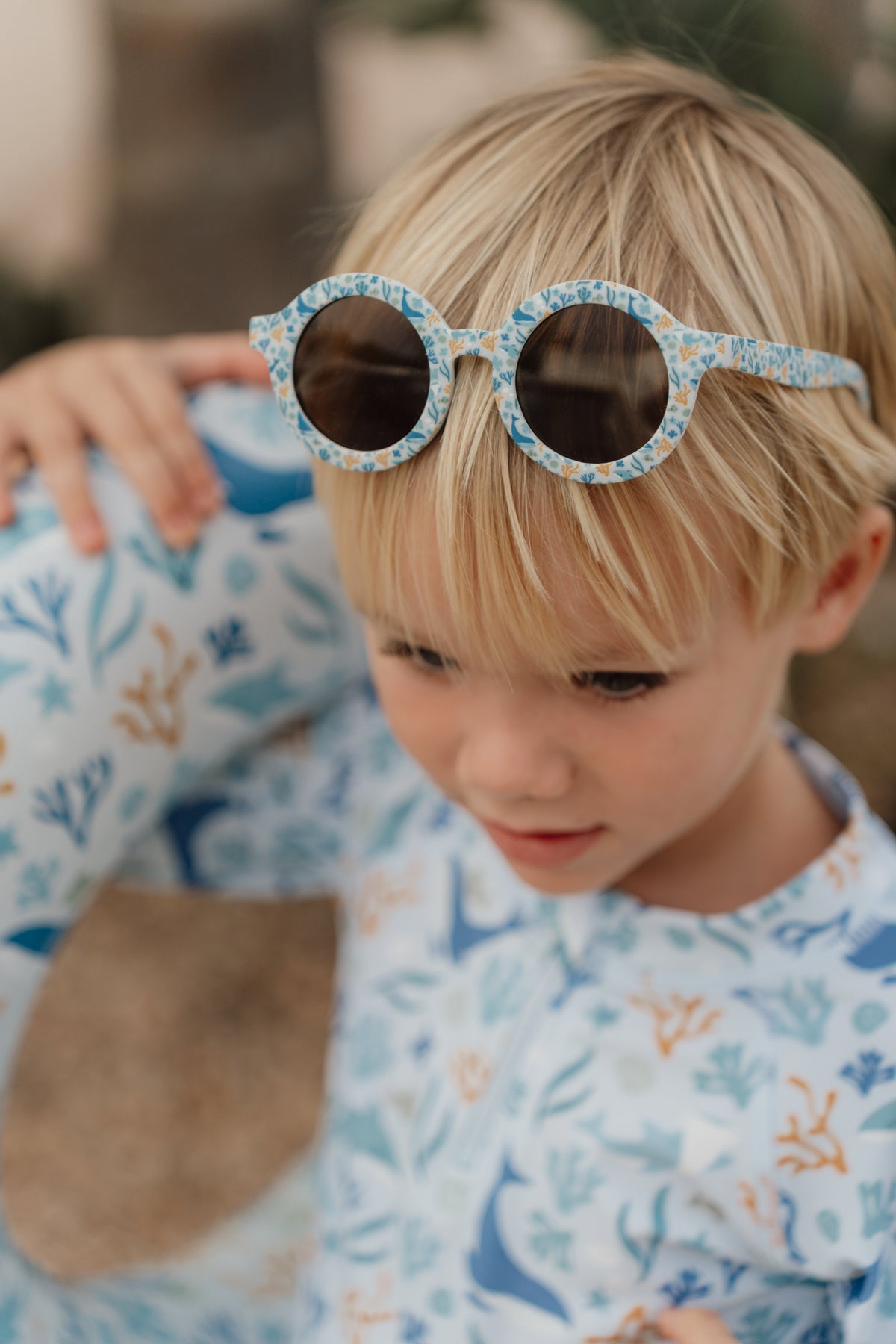 * Little Dutch Zonnebril 18m-5Y | Oceans Dreams Blue*