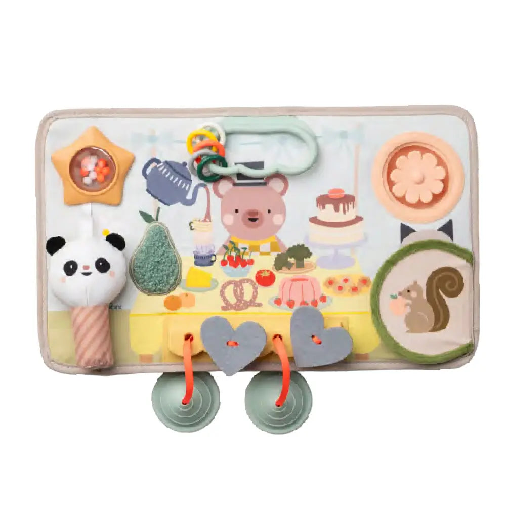 Taf Toys Peek, Pop en Play Station met 12 interactieve elementen, te koop bij De Gele Flamingo.