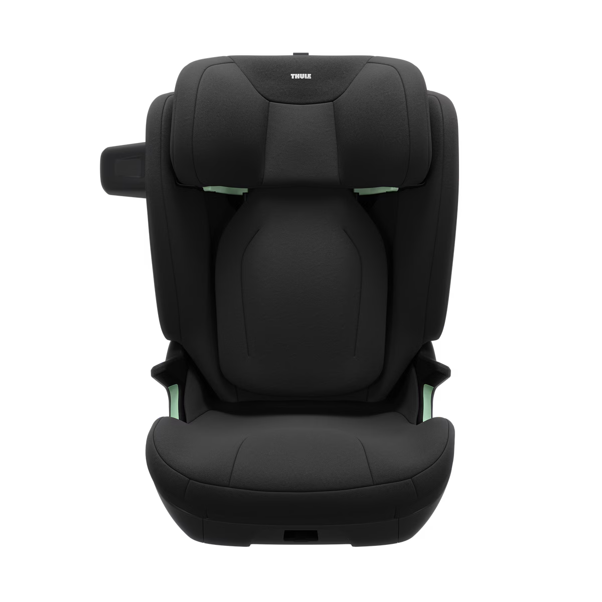 Thule Palm i-Size kinderautostoeltje zwart met hoge rugleuning, verkrijgbaar bij De Gele Flamingo