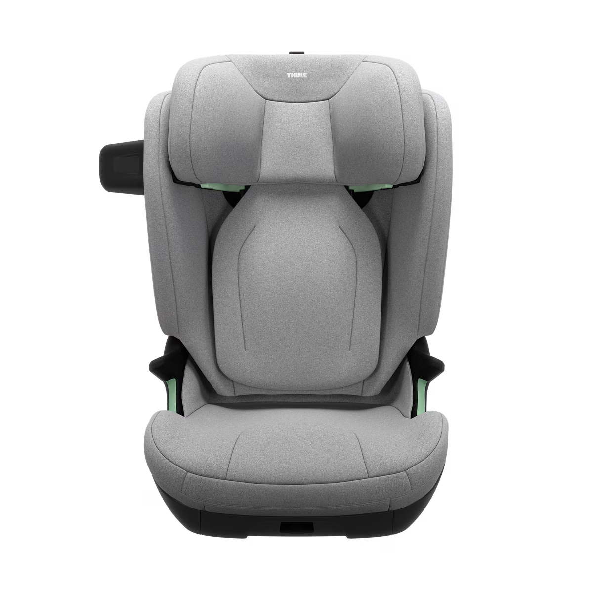 Thule Palm i-Size kinderautostoeltje grijs met hoge rugleuning, verkrijgbaar bij De Gele Flamingo
